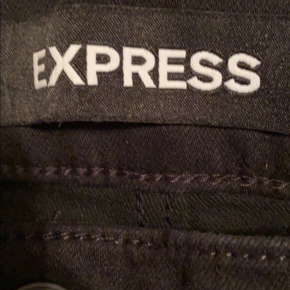 Express black jeans